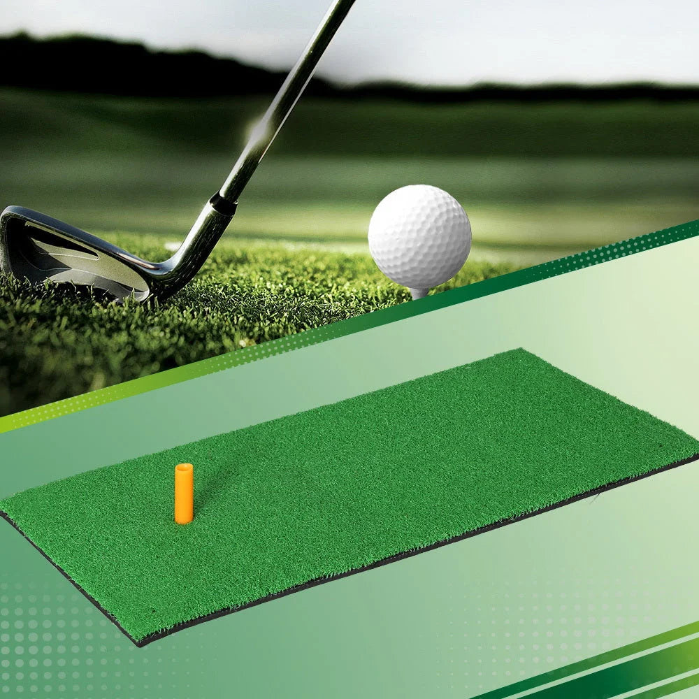 Golf hitting practice with tabletop context and item shape