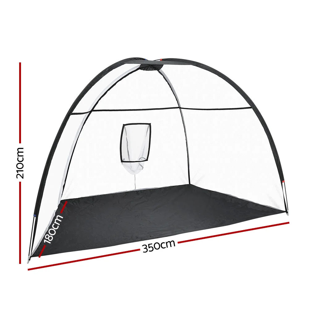 Golf Practice Net 3.5m Portable Training Aid Driving Target