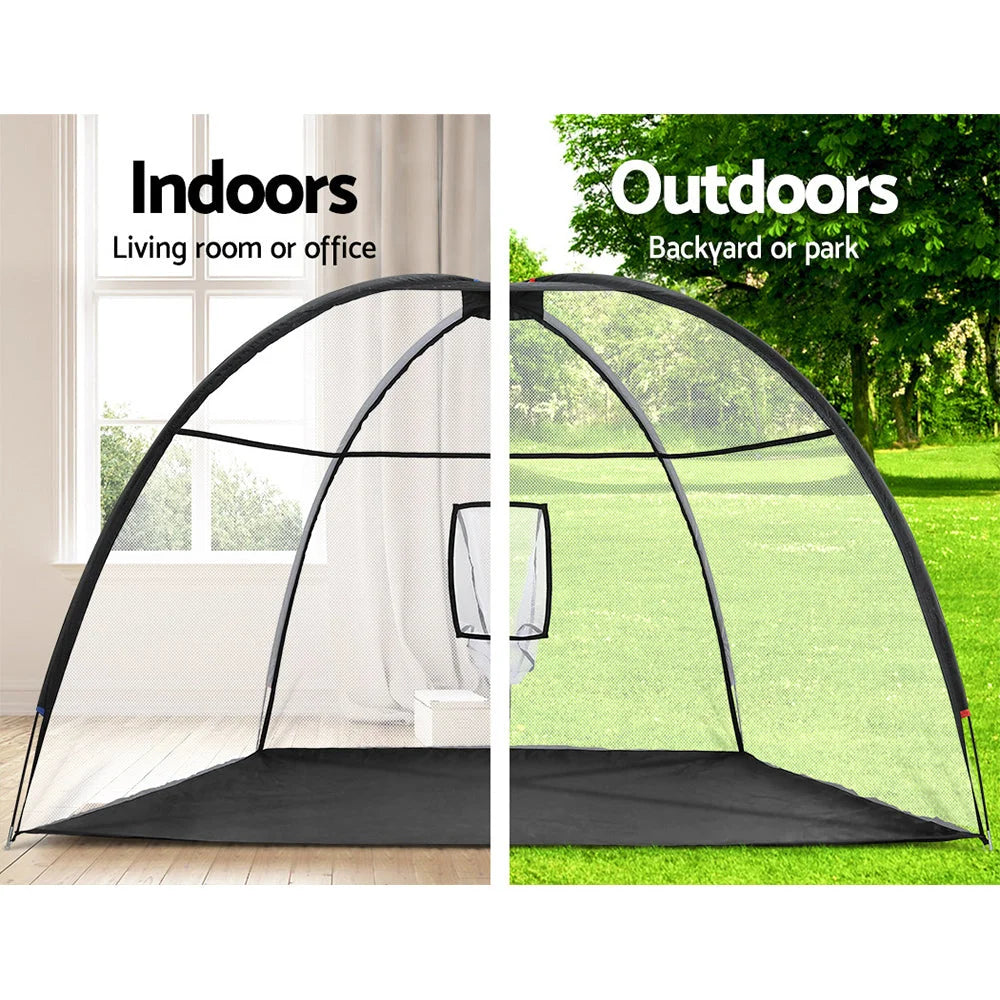 Golf Practice Net 3.5m Portable Training Aid Driving Target
