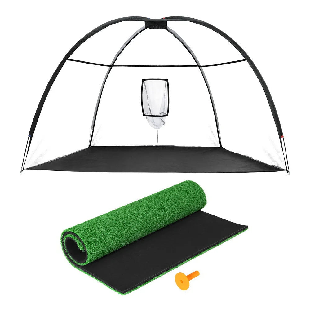 Golf Practice Net 3 5M with Driving Mat Training