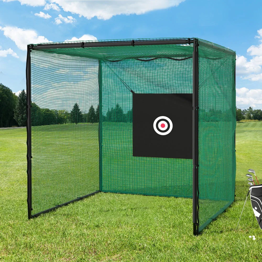Golf Practice Net 3m Hitting Cage with Steel Frame Baseball