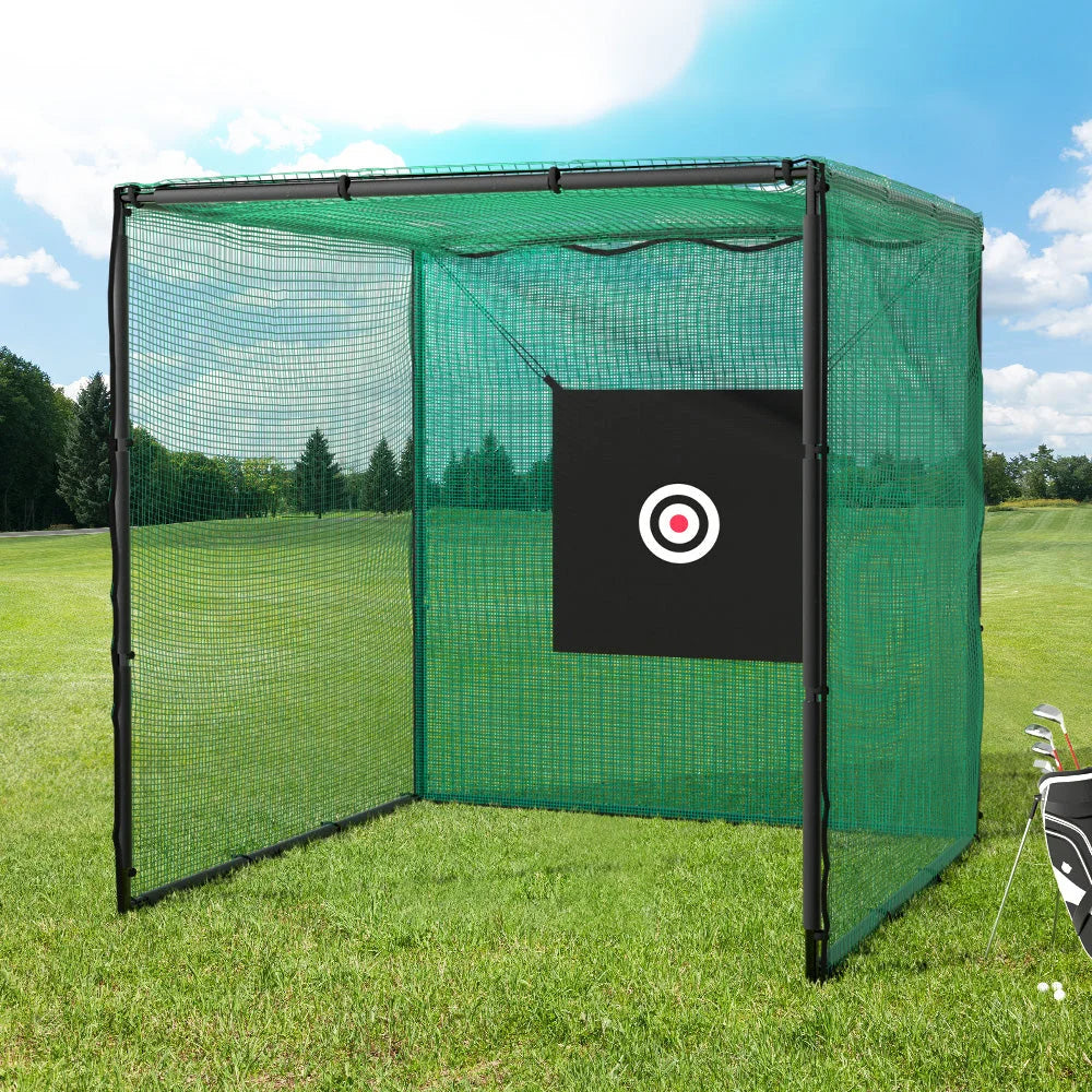 Golf Practice Net 3m Hitting Cage with Steel Frame Baseball