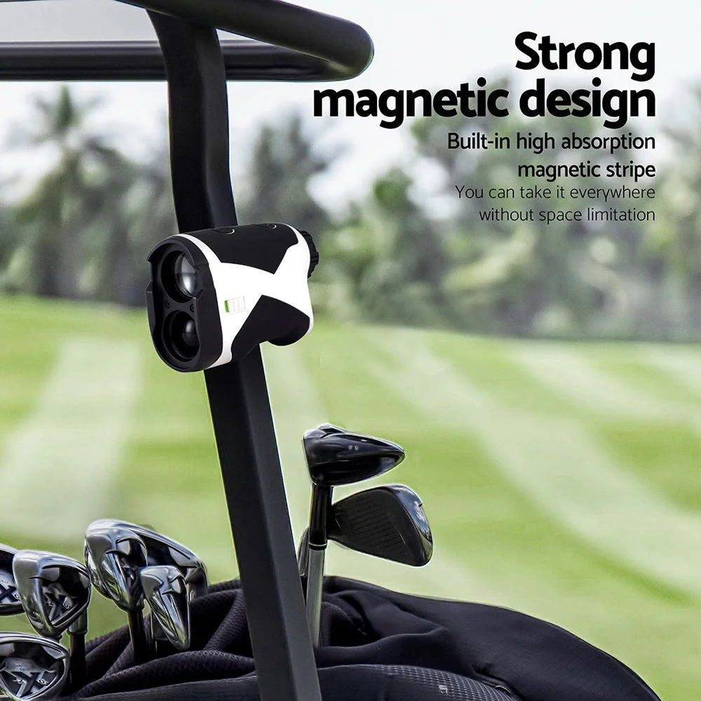 Golf Rangefinder 700M Slope On/Off Vibration Alert - Black