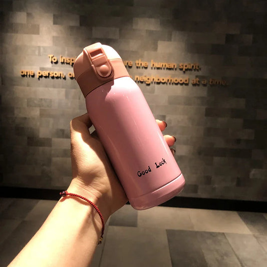 Good Luck Mini Stainless Steel Thermos Flask 350ml leakproof