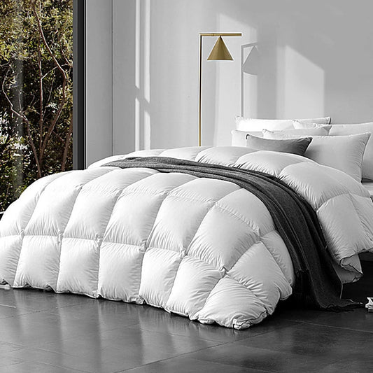 Goose Down Feather Quilt Queen Size 800GSM Bedding 155
