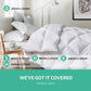 Goose Down Quilt Queen Size feather bedding 517