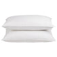 White goose feather down with storage shelves and support legs