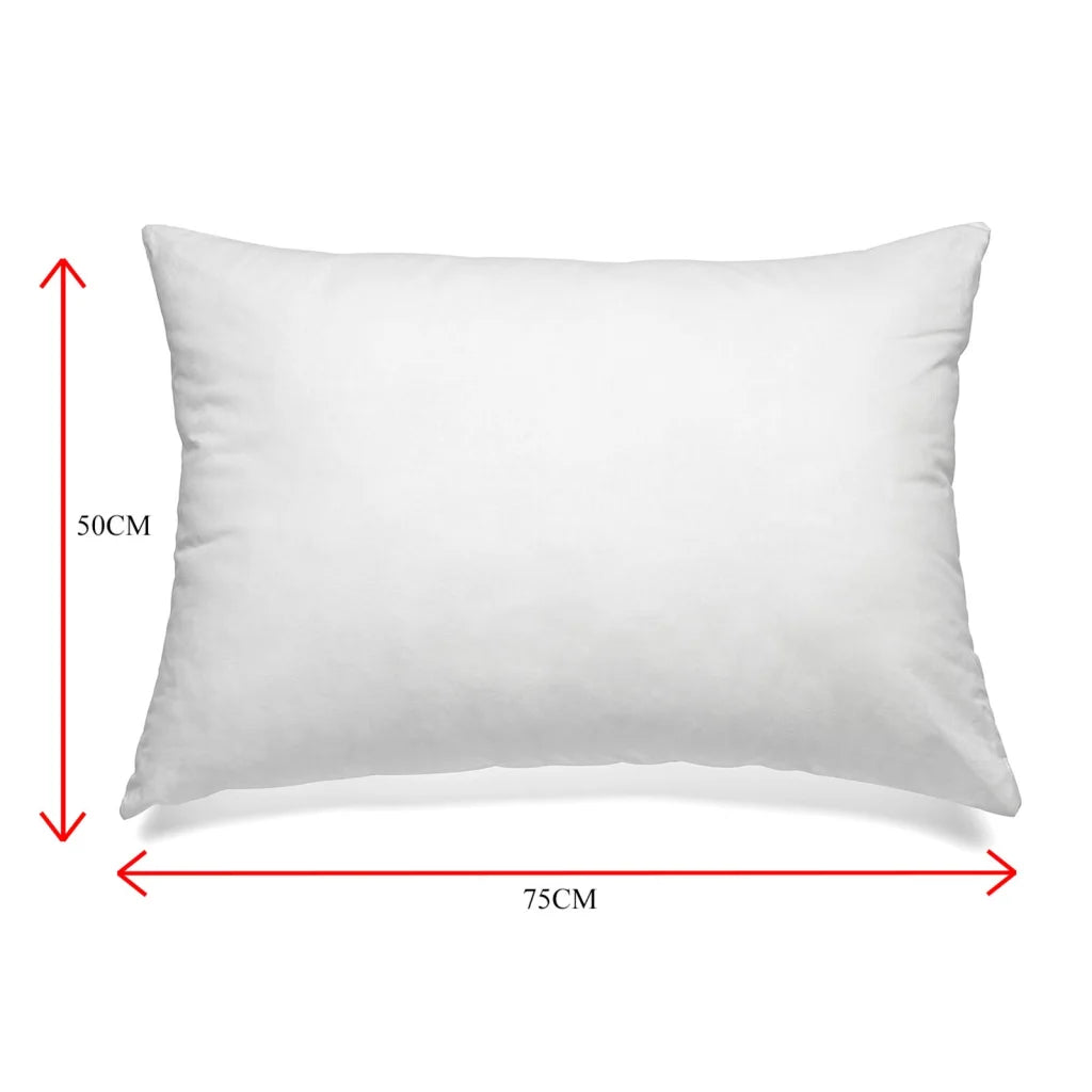 Goose Pillow Twin Pack 1000GSM Royal Comfort