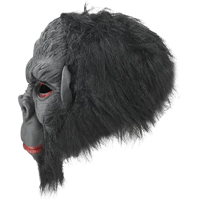 Gorilla Mask Monkey Costume Halloween Animal Ape Chimp