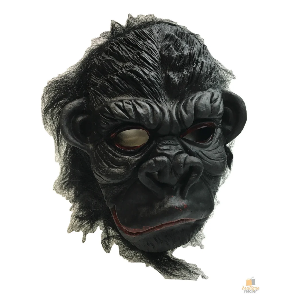 Gorilla Mask Monkey Costume Halloween Animal Ape Chimp