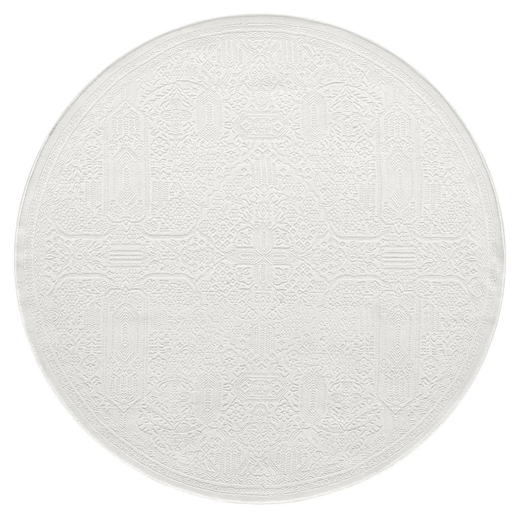 Grande Jacquard Rug - Ivory - 300x400 - Home & Garden