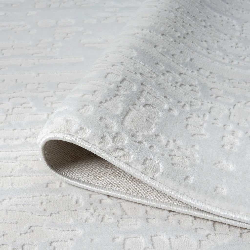 Grande Jacquard Rug - Pearl - 200x290 - Home & Garden >