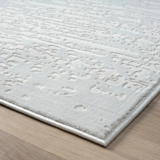 Grande Jacquard Rug - Pearl - 200x290 - Home & Garden >