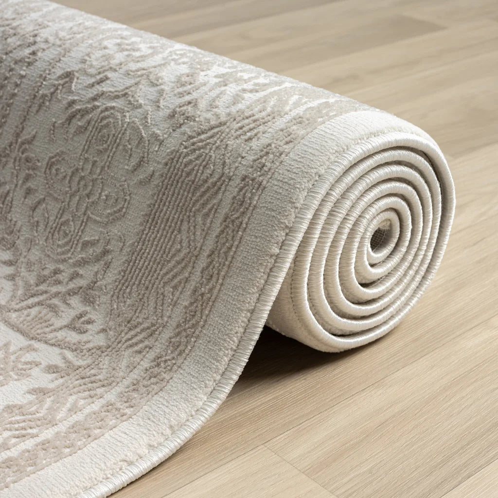 Grande Jacquard Rug - Sand - 120x170 - Home & Garden