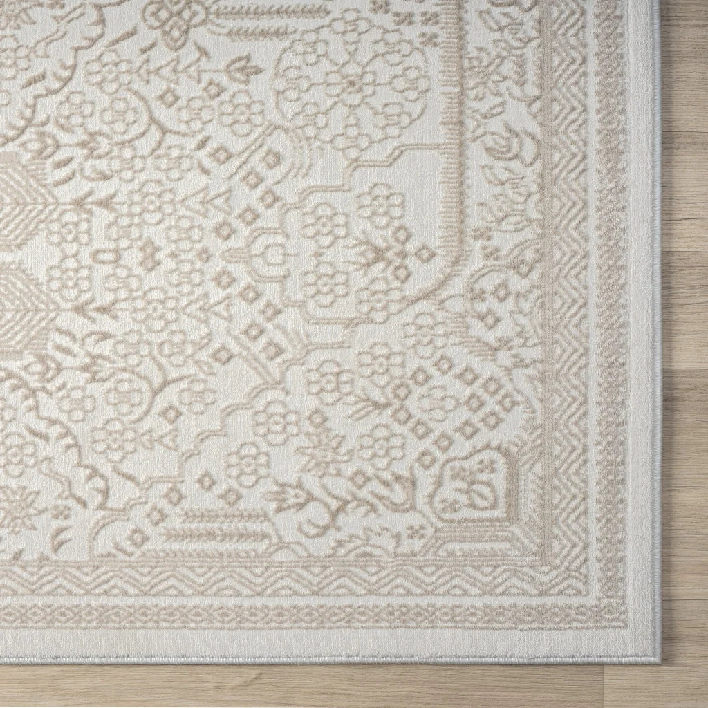 Grande Jacquard Rug - Sand - 160x230 - Home & Garden > Rugs