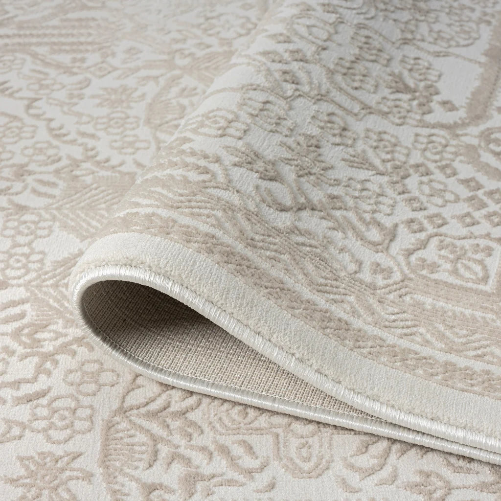 Grande Jacquard Rug - Sand - 200x290 - Home & Garden > Rugs