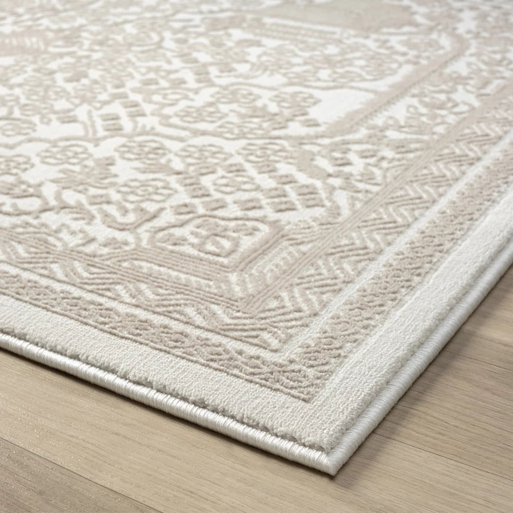 Grande Jacquard Rug - Sand - 300x400 - Home & Garden > Rugs