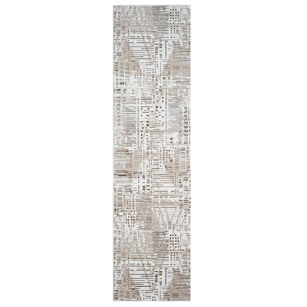 Grande Jacquard Rug - Taupe - 240x330 - Home & Garden
