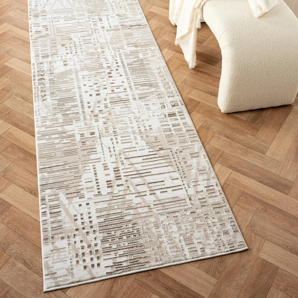 Grande Jacquard Rug - Taupe - 80x150 - Home & Garden