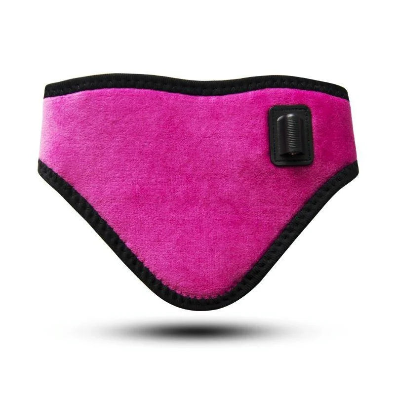 Graphene Neck Pain Relief Tool Usb Heating - Rose Red
