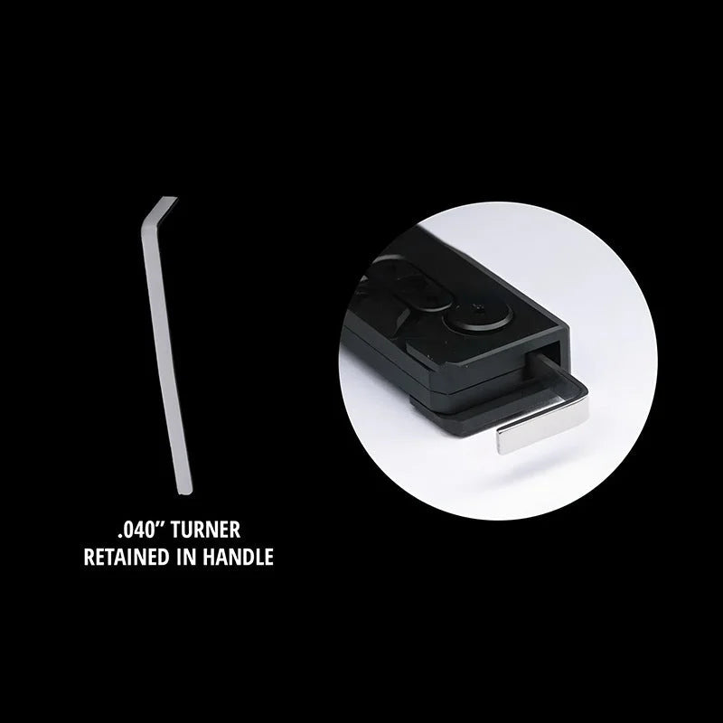 Grav Pick Lock Picking Tool Set - 2-Piece Lightweight