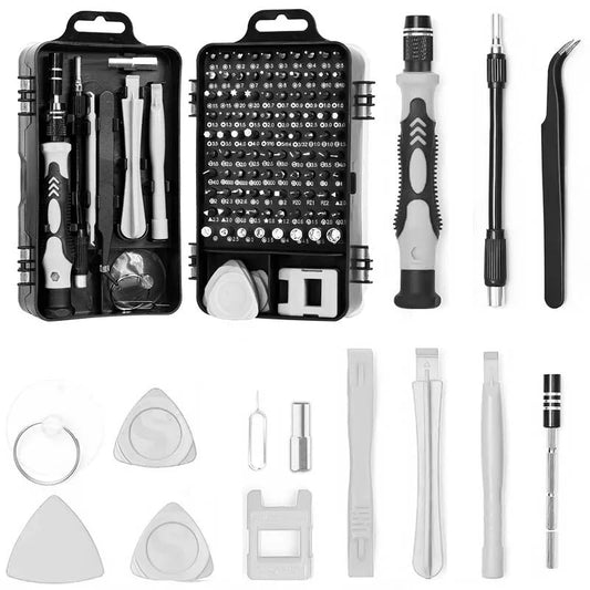 Gray 115-in-1 Precision Screwdriver Tool Kit