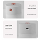 Gray 300ml USB Air Humidifier - Quiet Mini Humidifier