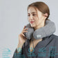 Gray Inflatable Neck Massager Pillow For Cervical Spine