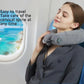 Gray Inflatable Neck Massager Pillow For Cervical Spine