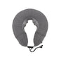 Gray Inflatable Neck Massager Pillow For Cervical Spine