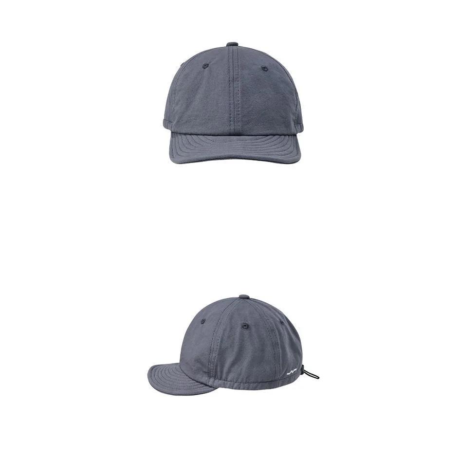 Gray Minimalist Baseball Cap
