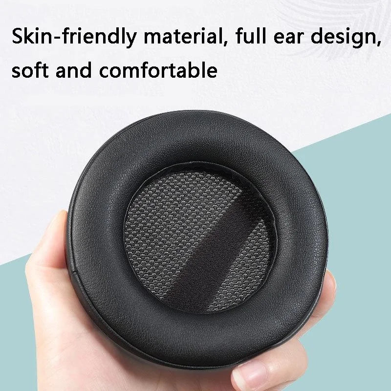 Gray Snap-Fit Earmuffs For Corsair Virtuoso Headset - Set Of 2-1915197840813068290