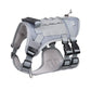 Gray Tactical Dog Training Harness - Adjustable Vest