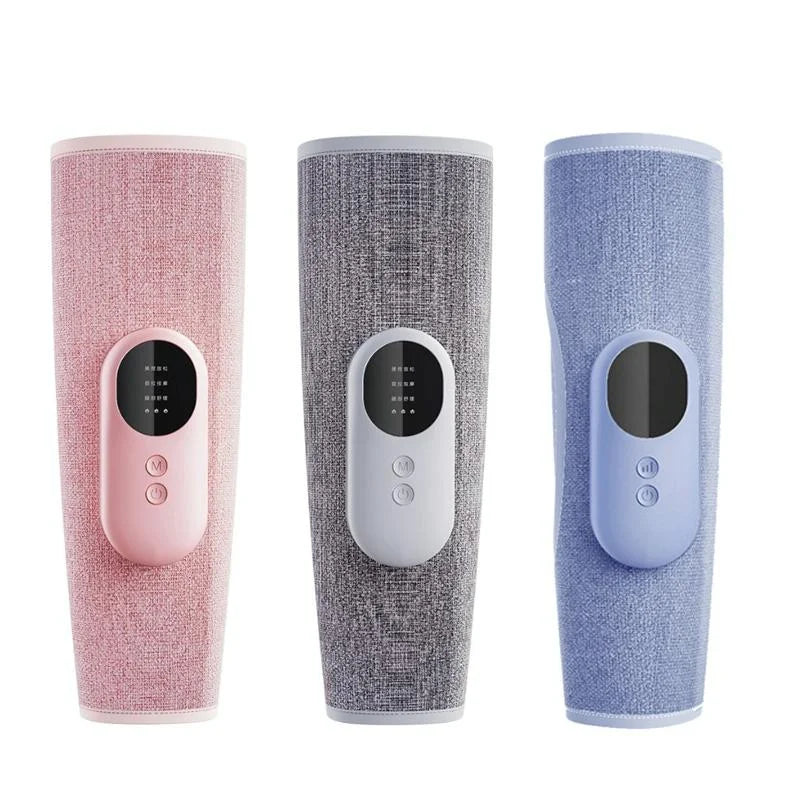 Gray Wireless Leg Massager Hot Compress & Air Pressure