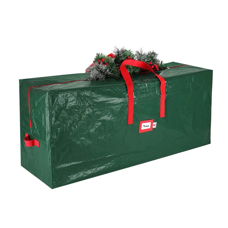 Green 122*34*51CM Durable Dustproof Christmas Tree Storage
