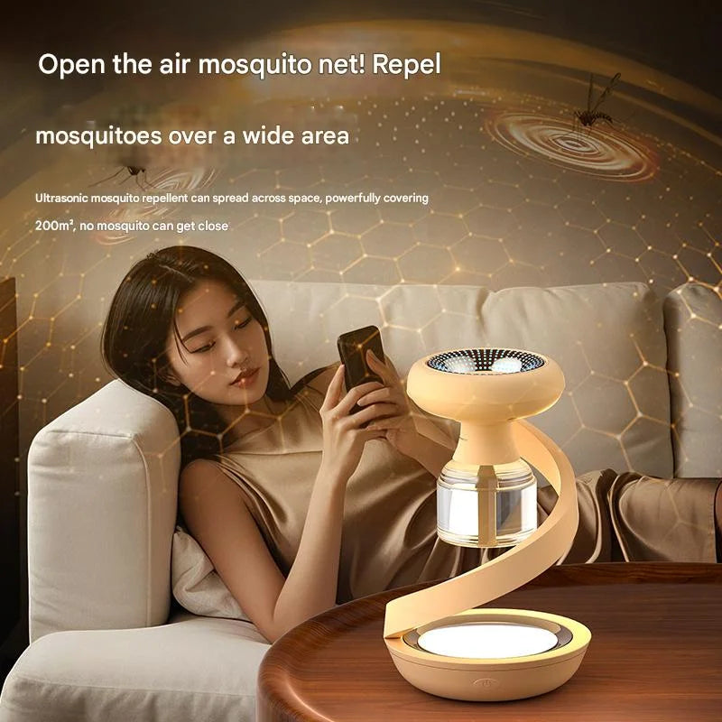 Green 2-in-1 Mosquito Repellent Lamp & Starry Sky Night