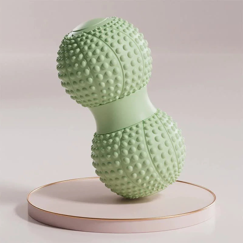 Green 2pcs Fascia Ball Foot Arch Massager Peanut Ball