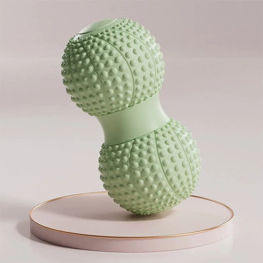 Green 2pcs Fascia Ball Foot Arch Massager Peanut Ball