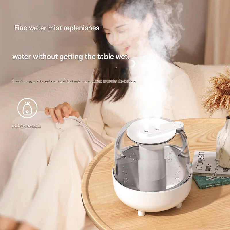 Green 3.5L Smart Cool Mist Humidifier with Dual Nozzle &