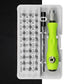 Green 32-in-1 Precision Screwdriver Set - Magnetic Repair