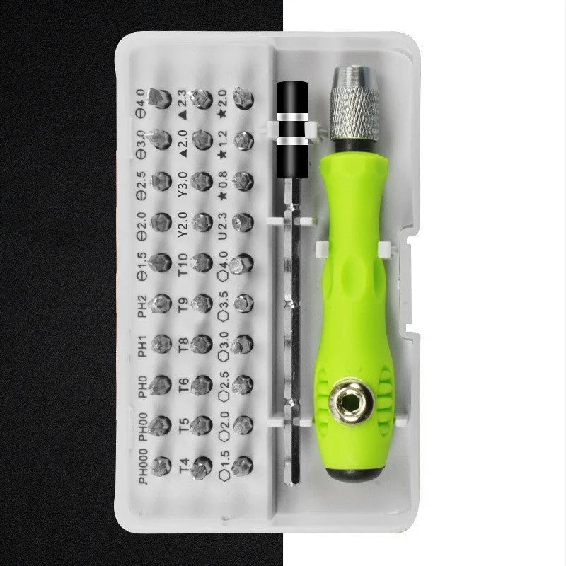 Green 32-in-1 Precision Screwdriver Set - Magnetic Repair