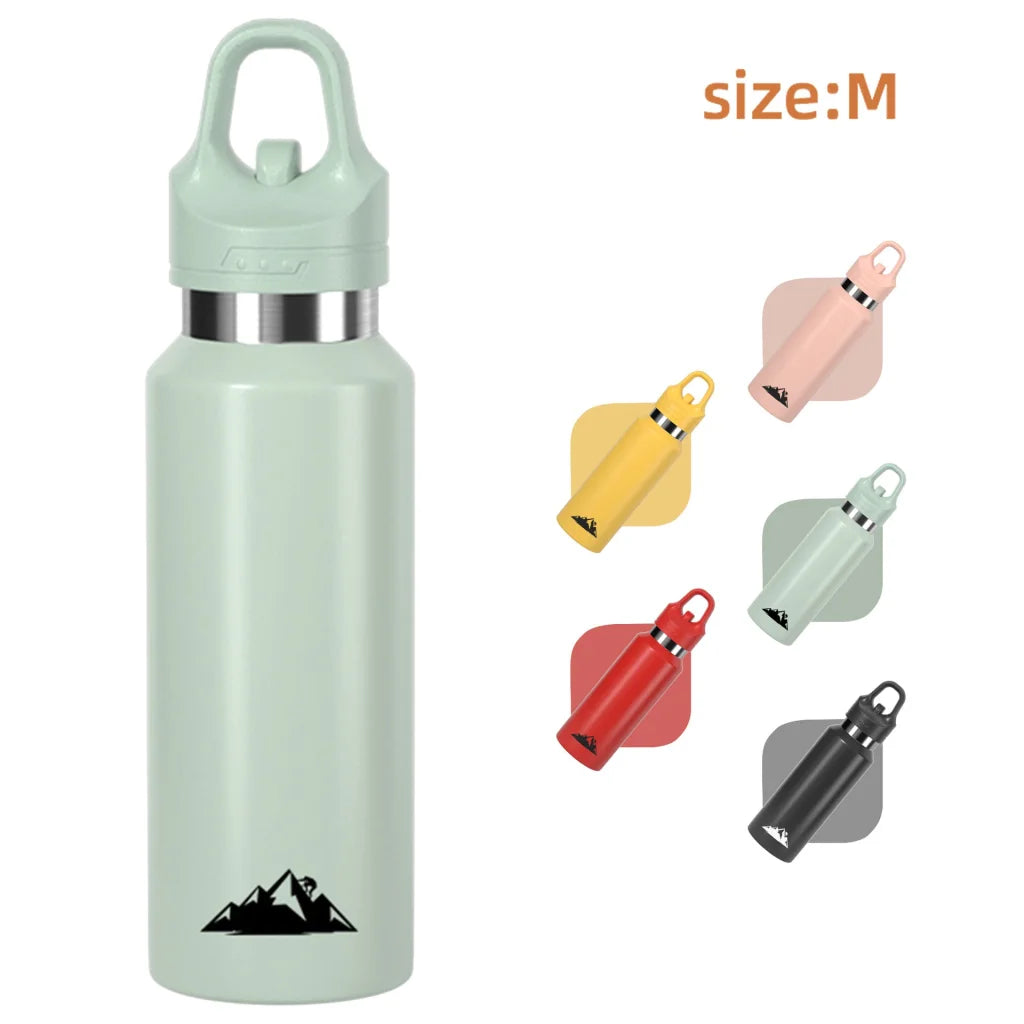 Green 480ml Insulated Stainless Steel Water Bottle Leakproof