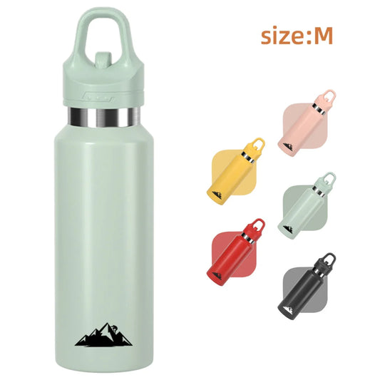 Green 480ml Insulated Stainless Steel Water Bottle Leakproof