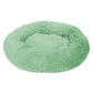 Green 50cm Cozy Round Pet Bed - Plush Cat & Dog Bed
