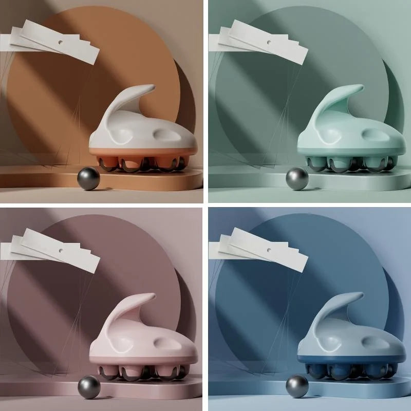 Green Abdominal Ball Meridian Massager For Calf Muscle