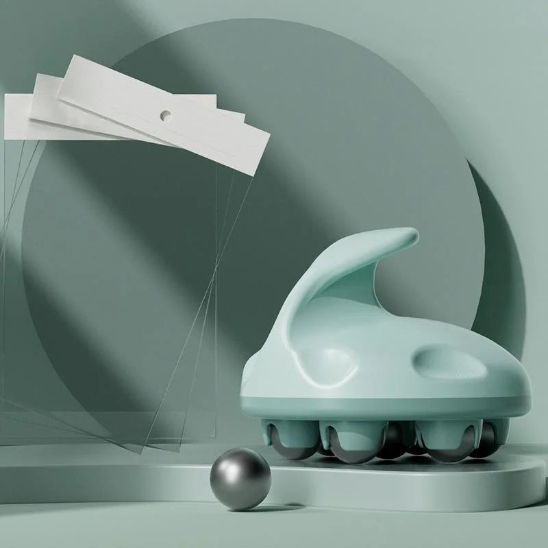 Green Abdominal Ball Meridian Massager For Calf Muscle