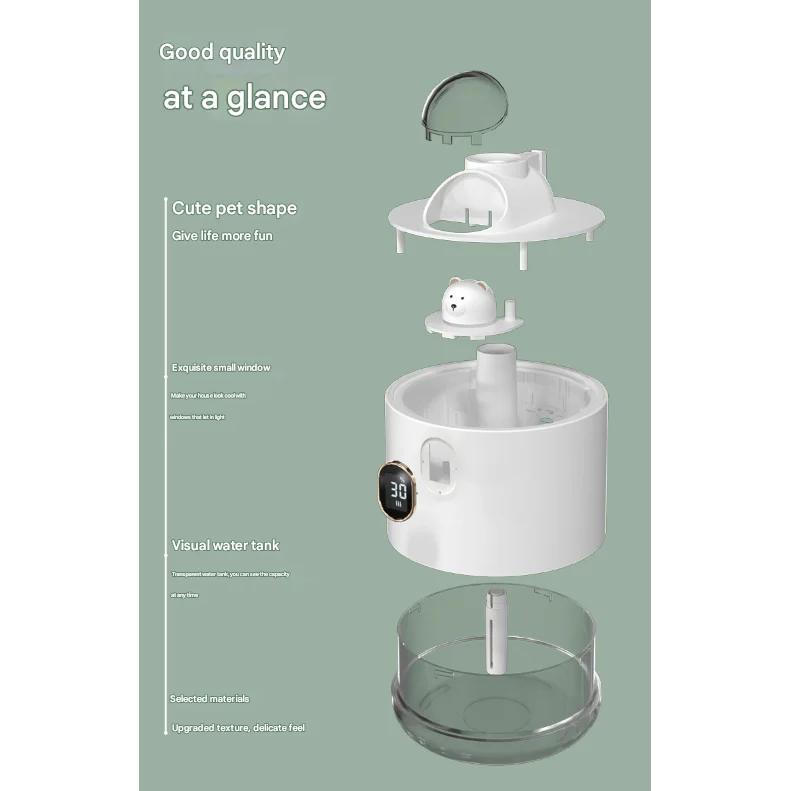 Green Adorable Space Capsule Humidifier - Portable USB Cool