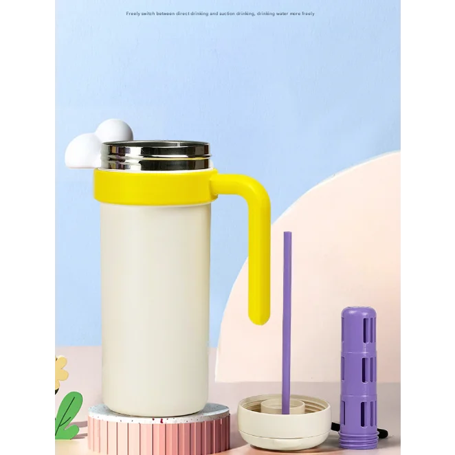 Green and Khaki 700ml Insulated Stainless Steel Tumbler