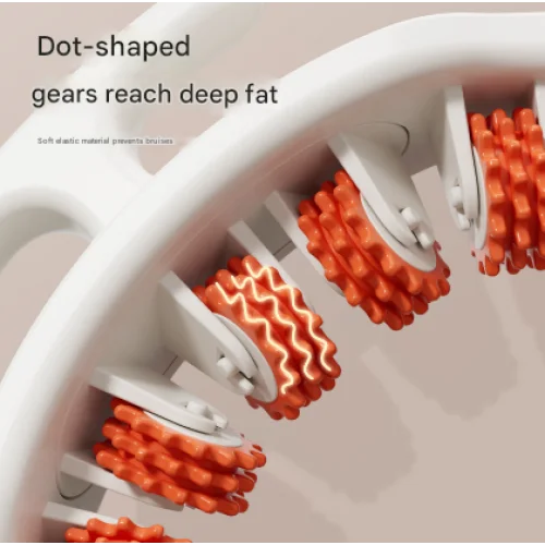 Green and White Adjustable 3D Leg & Body Roller Massager
