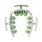 Green and White Removable Adjustable Wrap-Around Muscle